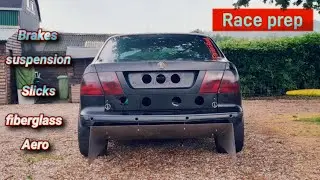 Saab 9-5 aero track car, race prep. New suspension, brakes, aero, roll cage, tyres and more