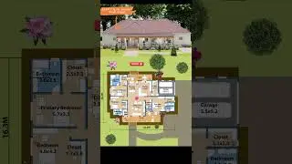 Spacious 3 bedroom house design and floor plan