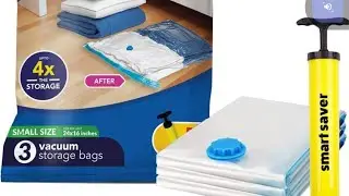 best packing idea....vaccume storage bag......small size 3 pce in only ₹581