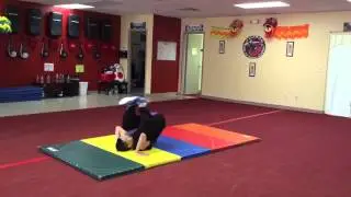 No hands head flip