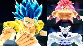 Gogeta SSJ Blue Evolution VS Black Masked SSJ3 Full Power | DBZ BT3 (MOD)