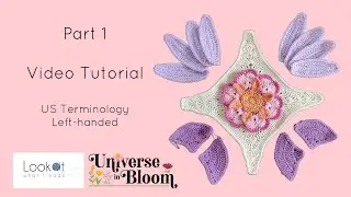 Universe in Bloom Crochet Part 1 US Terminology Left handed