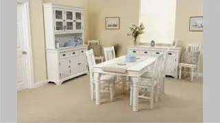 Elegant Shabby Chic White Dining Tables For Best Room