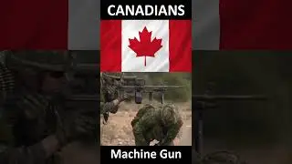 American VS Canadian Machine Gun | Troops Training. #shorts