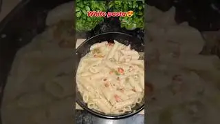 white 😍pasta Recipe 🥰cheese or creamy test 10mint me bnaye cooker me pasta bahut yummy #shortvideo