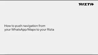 How to Push Navigation from WhatsApp, Google Maps, Ather App, Upload Documents on Your Ather Rizta Z