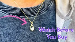 Moissanite Infinity Necklace Review &ndash; Does It Really Sparkle Like Diamonds? ✨