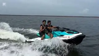 Serunya Bermain Speed Boat Di Pantai Ancol Jakarta Utara❕
