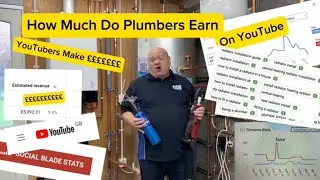 How Much Do Plumbers Earn On YouTube | How Much Do YouTubers Make #plumber #plumbing