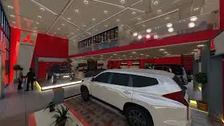 Car Showroom Mitsubishi - Interior design #car #showroom #designnepal #interior