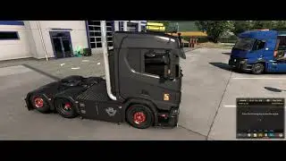 ETS2 Scania Nextgen custom lightbox with lights