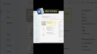 Kunci Dokumen Penting #SHORTS #excel #komputerkasir #windowsword