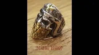 18K Plated Golden Desert Lord Man Ring