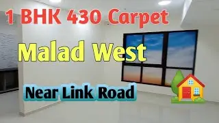1 BHK 430 Carpet area || Shreeji Plaza || Malad West || Near Link Road No Broker.Com Call 9082116121