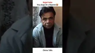 Rajpal Yadav Drunk?😨 Angry On a Reporter🥵 #shorts #shortvideo #rajpalyadav #viralshorts #rajpal