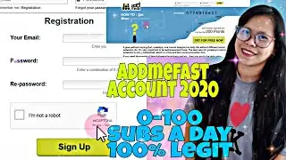 How To Sign Up in AddMeFast Account 2020 || Step by Step Tutorial By Annaliza
