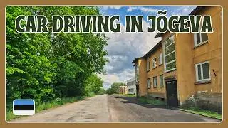 Scenic Drive in J&otilde;geva - Beautiful Estonian Small Town Tour 2025 🚗 🇪🇪