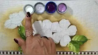COMO PINTAR FLOR DO CAMPO FÁCIL E LINDA PARA INICIANTES