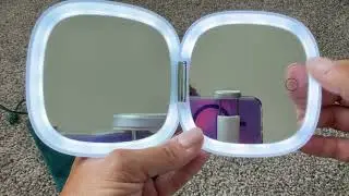 Mocado Travel Light Up Magnifying Mirror Review #amazon #amazonfinds #travel #beautyessentials