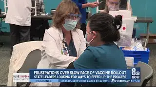 Frustrations over slow pace of vaccine rollout