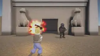 on rail shooter game concept