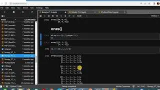 Numpy || nd Array Creation| array()|zeros()|empty()|full()|eye()|identity() |linspace() | Hindi