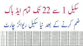 Scale Revise Chart From 1 To 22!!Scale Revise inform