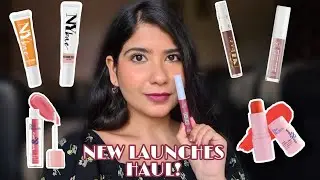 New Makeup Launches! Huge Purplle Haul & Review | Blue Heaven, NY Bae, Stay Quirky