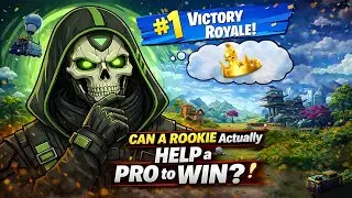 Can a Rookie actually Help a Pro to Win in Fortnite ?