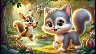 ** Whiskers the Kitten Learns Kindness & Sharing! | Weekly Story Time for Kids