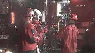 Heavy Rains Prompt Swift Water Rescue | Riverside