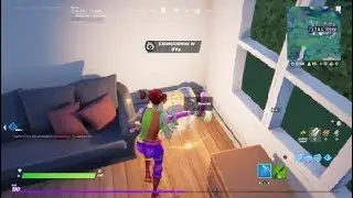 Buried blue coin in retail row (fortnite)