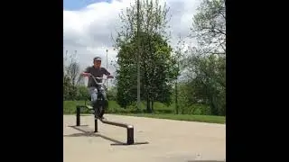 Roller Coaster BMX Grind #shorts