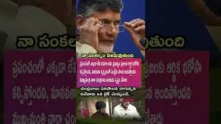 CM Chandrababu Naidu Promises Welfare Governance with Humanitarian Approach in Andhra Pradesh