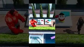 🤯 Mega ramp challenge with shinchan 😱  #d5gamingyt #shorts #short #funnyvideos #shinchan