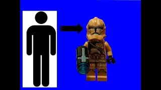 Range of a Lego Blaster when in Human Scale