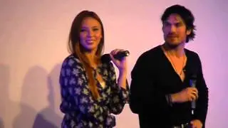 BloodyNight Con Barcelona May 2014 Ian Somerhalder, Malese Jow