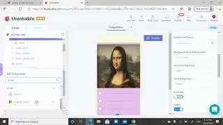 Starting the Thunkable Platform: Making an image editor: The design part!