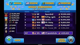 This Is My FIRST Time EVER Hitting 1 MILLION medallions! (BTD Battles)