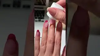 French Nails, bold cherry red vibes.#dippi#dippikit#sverige#norge#danmark#suomi#scandinavia