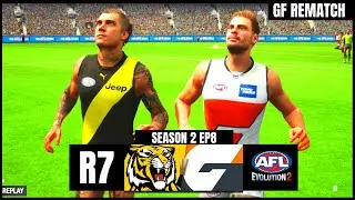 Grand Final Rematch (Round 7) - AFL Evolution 2: MyCoach Season 2 #8