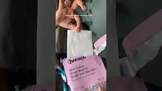 Quench Mon cherry sheet mask #quench #skincare #sheetmasks