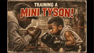 Coach Training an 8-Year-Old Boxer.