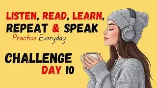 Daily Life Conversation Sentences || Day - 10 of Shadowing English Listening and Speaking Practice✅