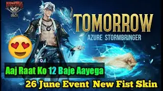 Free Fire 26 June Event New Fist Skin 100% Conformed Event