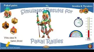 Pakal - Pre-release simulations! NEW infantry META rally? (Rise of Kingdoms)