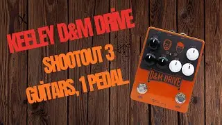 This is one is the best overdrive pedals for guitar Keeley D&M Drive Shootout  3 Guitars, 1 Pedal.