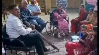 cabinet minister satish sharma g ne children se kr baat cheet#satishsharma #fypシ゚viral #akhnoor