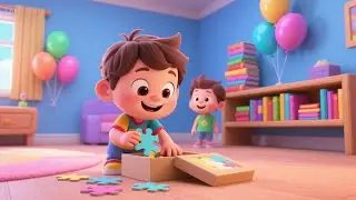 Clean Up Toys &ndash; Tidy Time Rhyme | Fun Cleanup Song for Kids | Toddler Responsibility Song