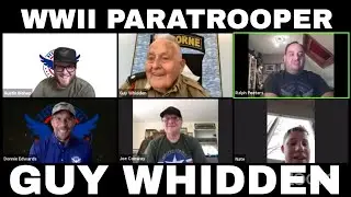 Live conversation with WWII Paratrooper Guy Whidden, Donnie Edwards and friends!